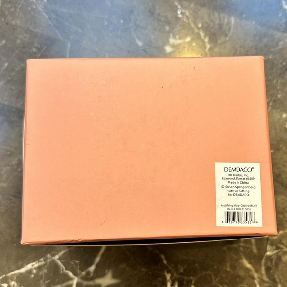 NIB Demdaco Mug by Susan Spangenberg Artsy Abstract Coffee Tea Mug chic ceramic - Picture 6 of 7